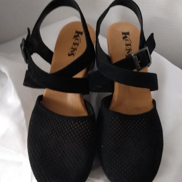 KORKS SUEDE WOMEN PLATFORM SIZE 11M - Picture 1 of 14